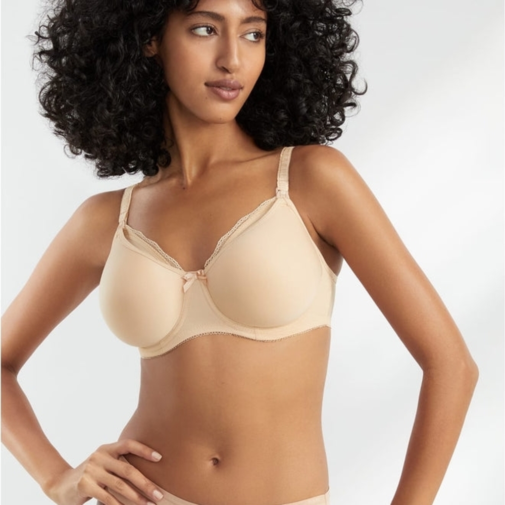 Seamless Nude Lace Bra
